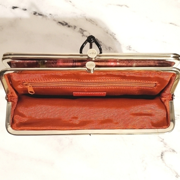 HOBO The Original Vintage Warm Floral Print Leather 'Lauren' Wallet/Clutch - Picture 3 of 11